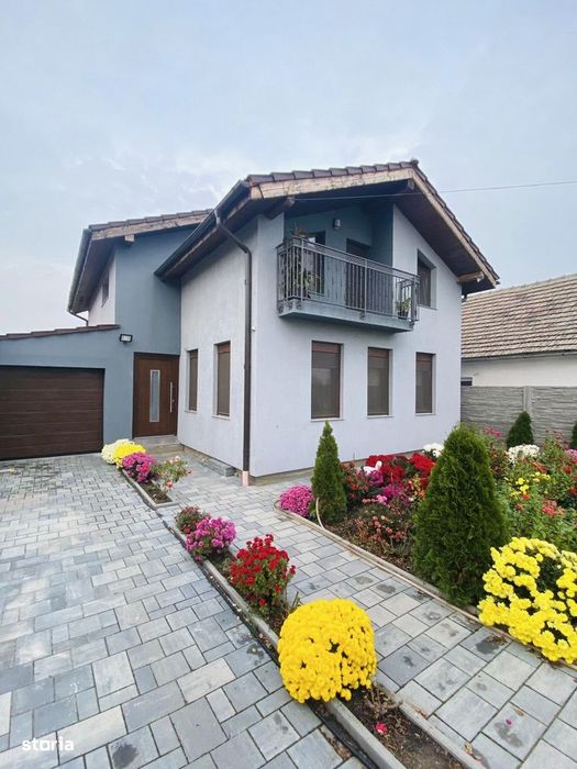 Casa individuala, 180 mp, 860mp teren, complet mobilata- Sanmihaiu Ger