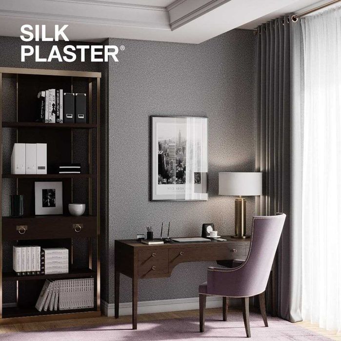 Шелковые декоративные жидкие обои Silk Plaster (Россия)