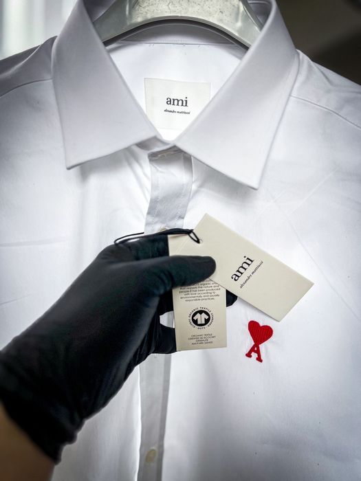 Camasa barbati AMI Alb&Negru