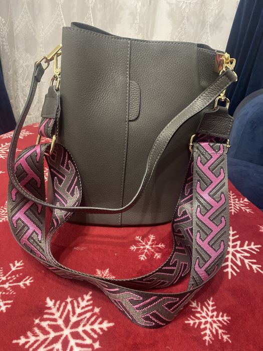 Geanta din piele naturala