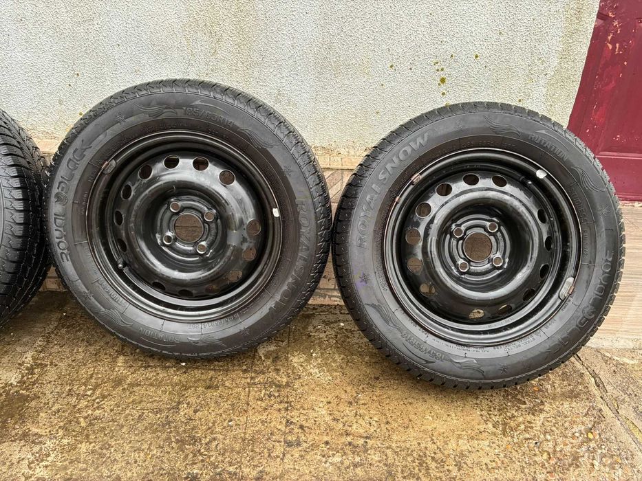 De Vanzare Jante Tabla+Anvelope M+S in stare Buna Aveo 2008