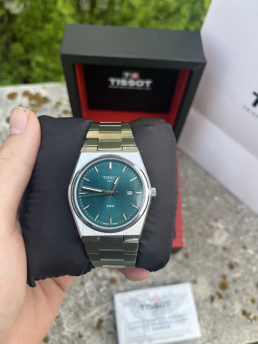 Tissot PRX Quartz Green Dial 40 mm Full Box