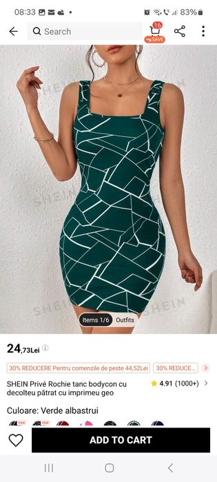 Rochite Noi Marca Shein