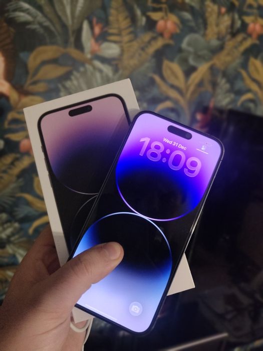 iPhone 14 Pro Max 256gb Deep Purple 100% baterie