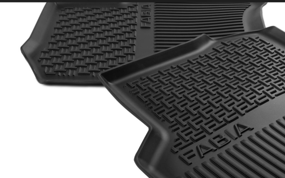 Preșuri de cauciuc All-weather originale Skoda Fabia III (NJ) 2014-