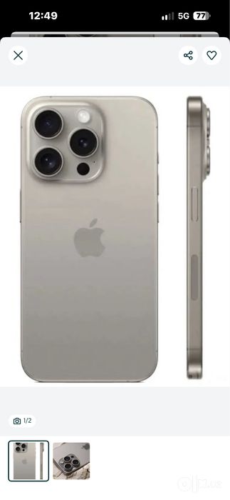 iphone 15 pro max sotilda zor holata