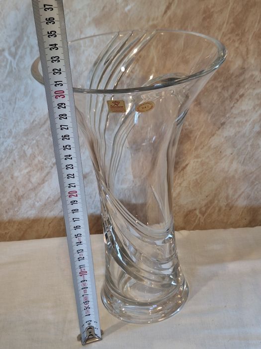 Вази Мурано кристал оникс