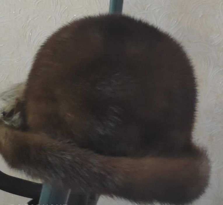 Женская шапка норковая размер 55-56