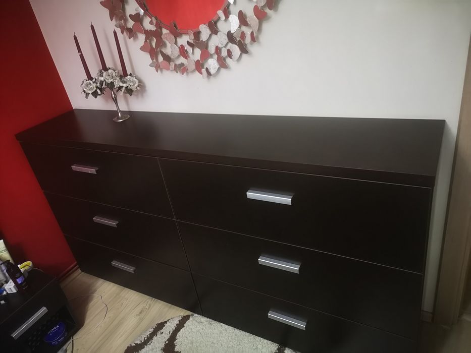 2 bucăți Comoda model Mobexpert, wenge braun, 200/45cm,impecabile