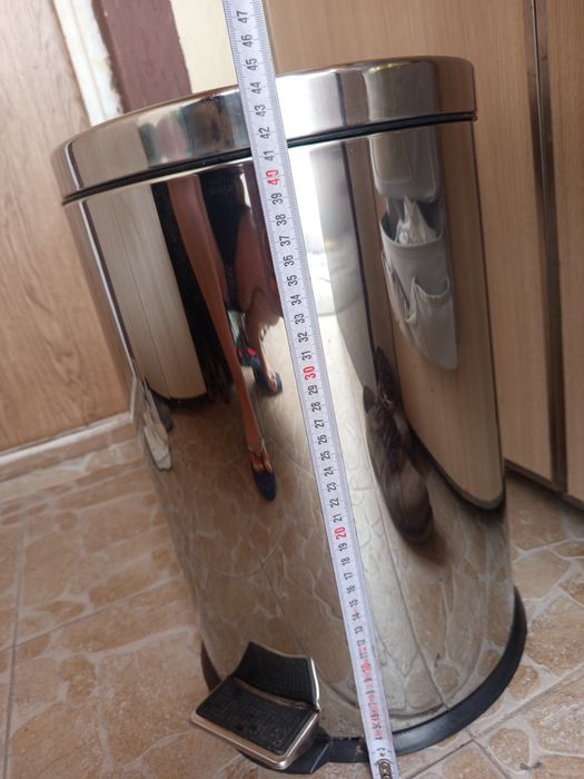 Cos gunoi inox,cu pedală
