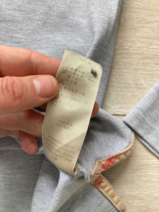BURBERRY BRIT polo shirt мъжка поло блуза фланела размер L