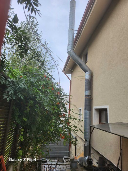 Vand cos de fum inox, dublu