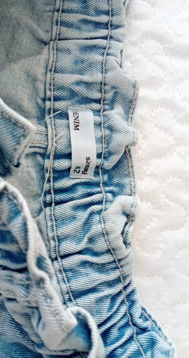 Сини дънки с ластик Sinsay