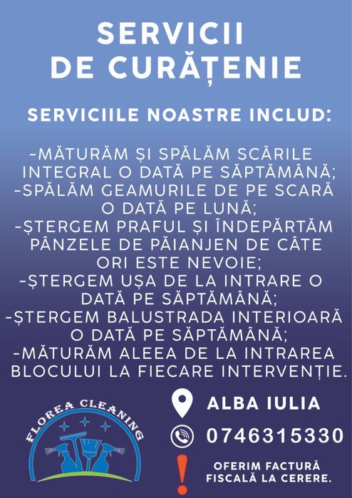 Servicii de curatenie