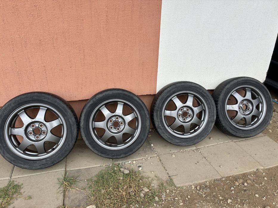 Set 4 Jante Aliaj 16" Toyota  + Anvelope 195/55 R16