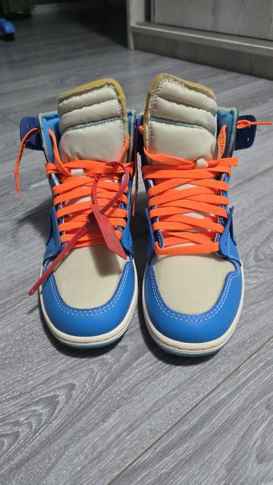 Jordan 1 Off-White UNC Albastru