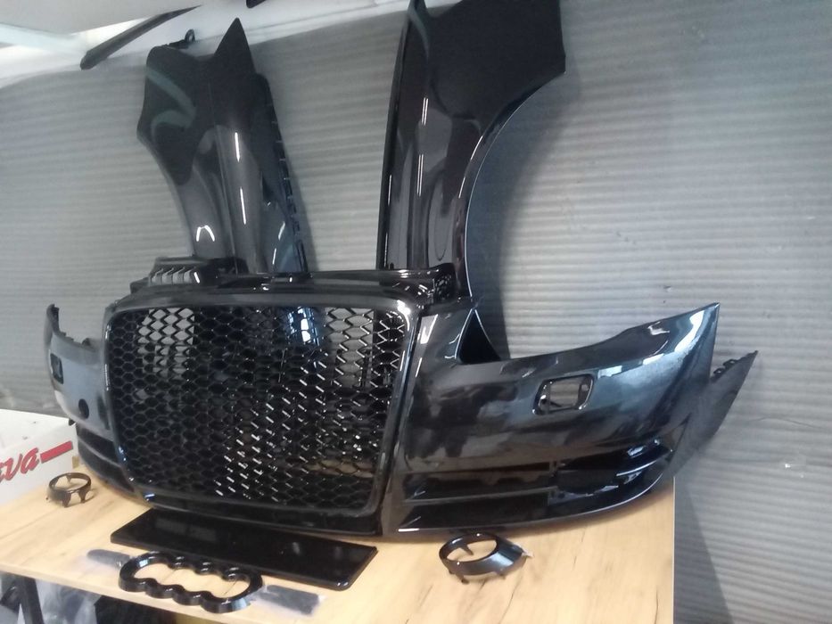 Bara Aripa fata Grila radiator RS LOOK Audi a4 B7 04-07