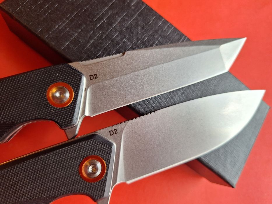 Сгъваем полуавтоматичен нож-стомана D2 (два модела острие)