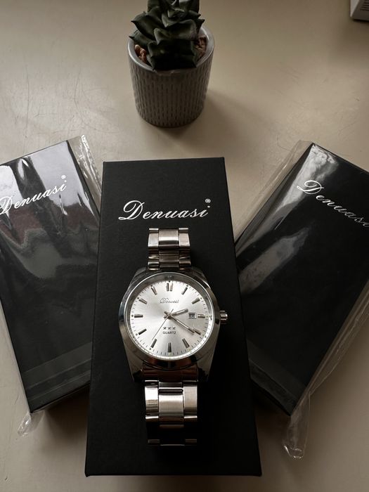 Ceas denvosi - argintiu