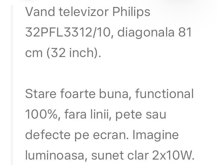 TV Philips 81 cm