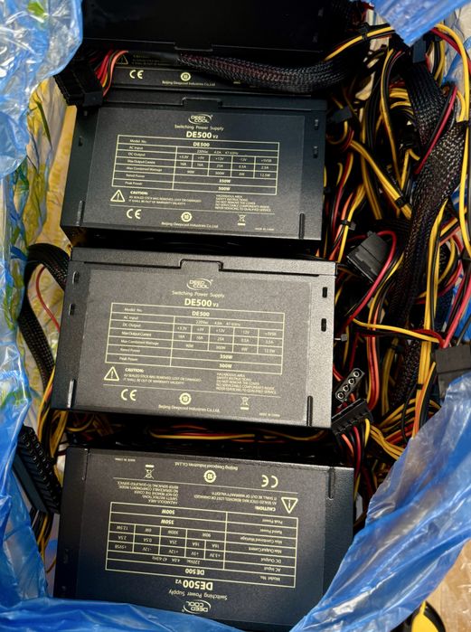 Блоки питания разных видов (Deepcool, AeroCool, pc cooler)