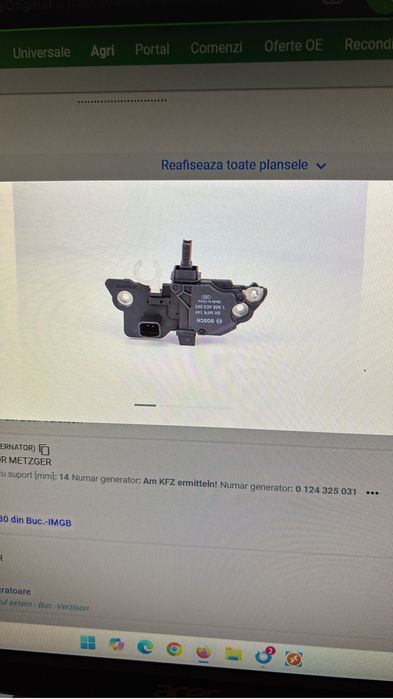 Vand regulator auto dacia logan