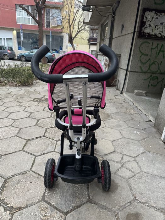 Kikka Boo - Триколка с родителски контрол Arrow Pink