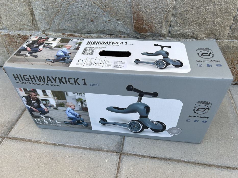 Детска тротинетка Scoot and ride 2 in 1 синя
