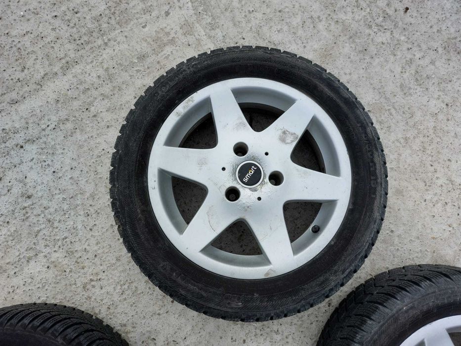 Jante aliaj, cauciucuri de iarna, luneta spate, stopuri spate Smart Fortwo an 2000