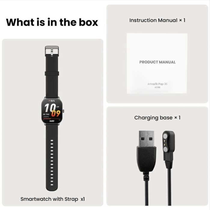 Smart Watch Amazfit Pop 3S! Amazfit Pop 3R  Гарантия есть!