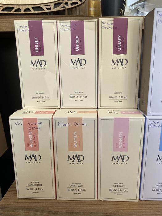 Дамски и мъжки парфюми на Mad