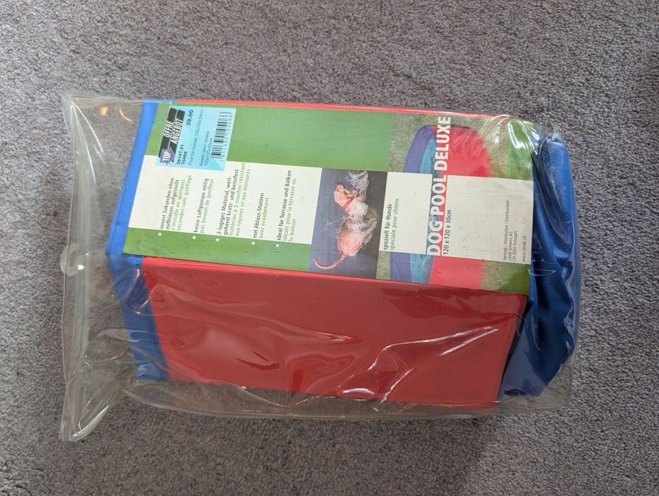 Piscină pliabilă pentru câini Dog Pool Deluxe (120 x 30 cm) - Nouă