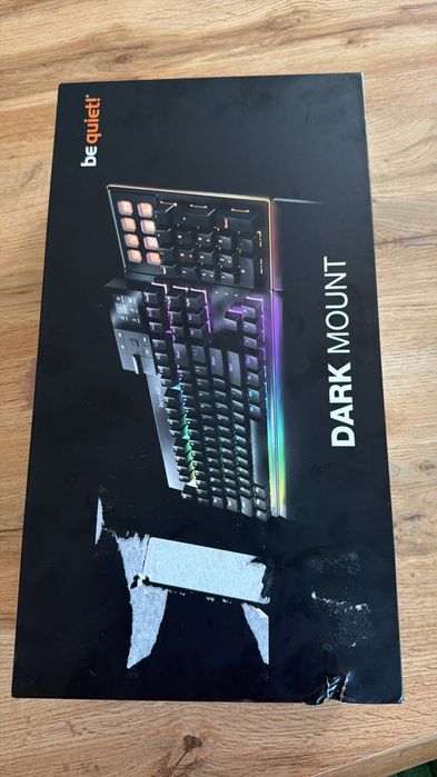 Tastatură mecanică be quiet! Dark Mount RGB, Hot-Swap, USB-C – Nouă, sigilată
