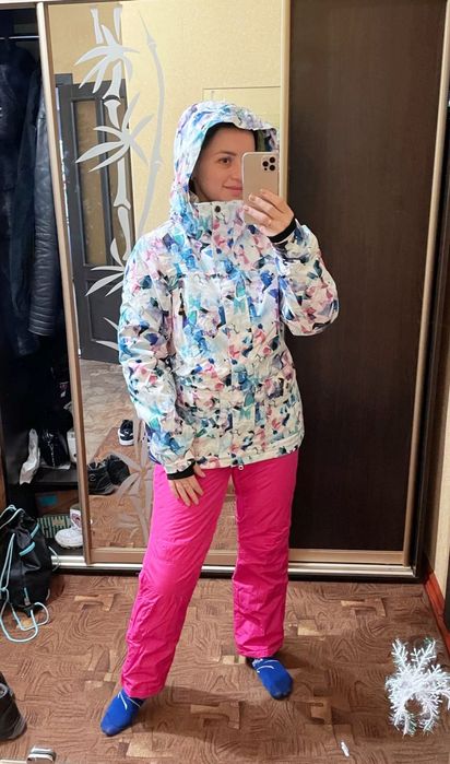 Женская куртка штаны комбенизон горнолыжный сноуборд лыжи костюм спорт