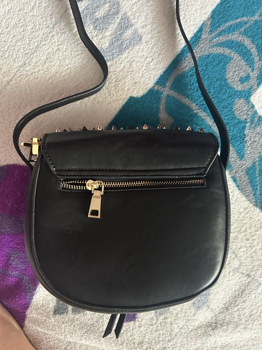 Дамска черна чанта Valentino