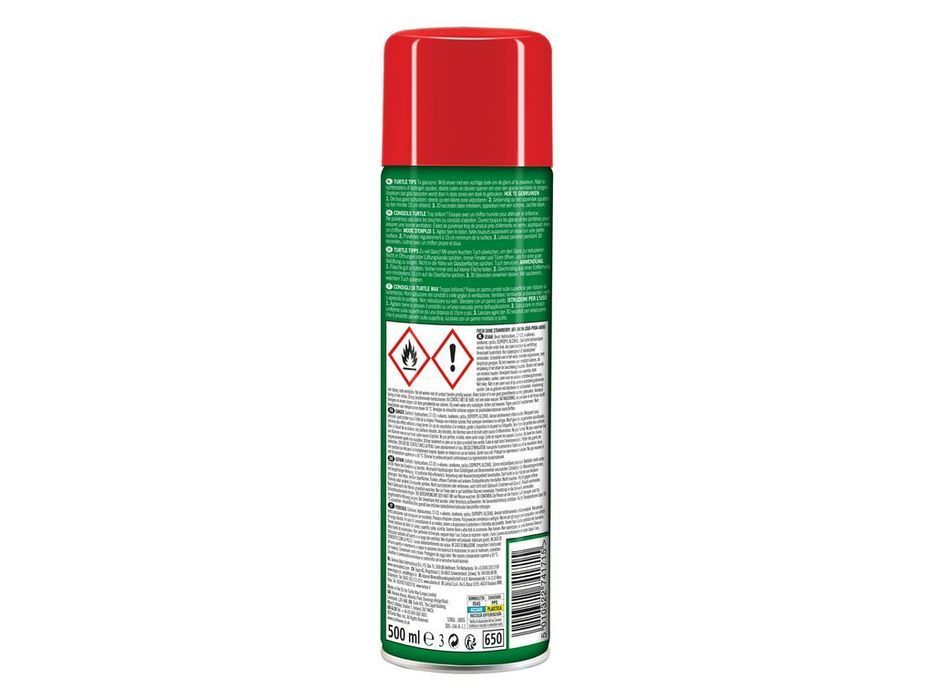 Spray silicon bord Turtle Wax Cockpit Fresh Capsuni 500ml pentru vinil, plastic si cauciuc, curatare, efect antistatic si parfum de lunga durata