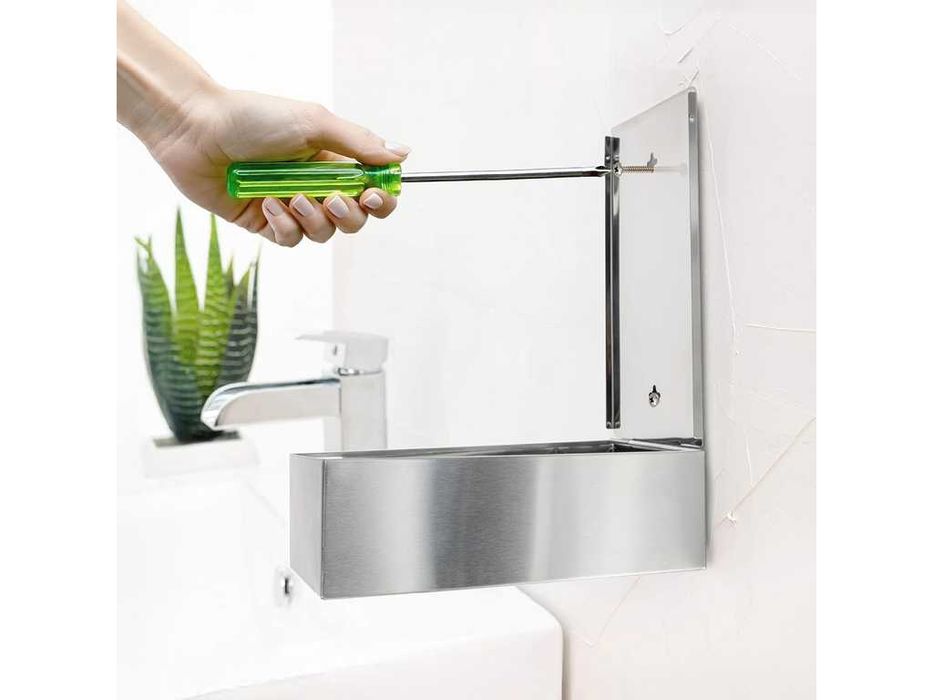 НОВА! Кутия за козметични кърпи салфетки неръждаема стомана