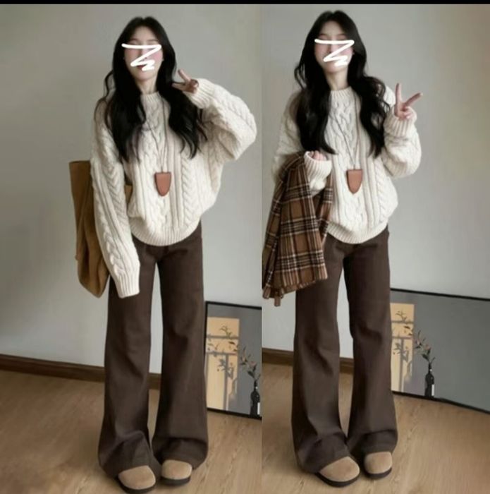 женский свитер вязаный