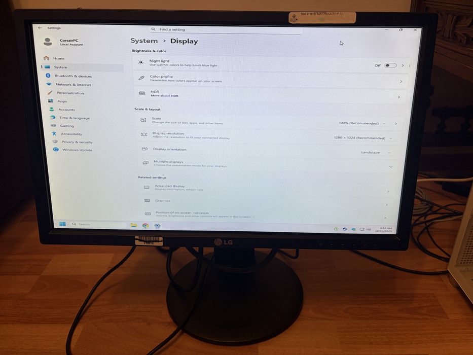 Monitor 22 inch LED  LG 22mb35p-b , full hd