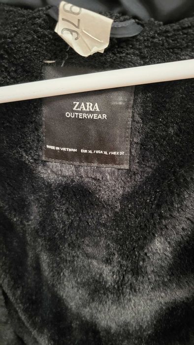 Geaca Zara XL cu pene