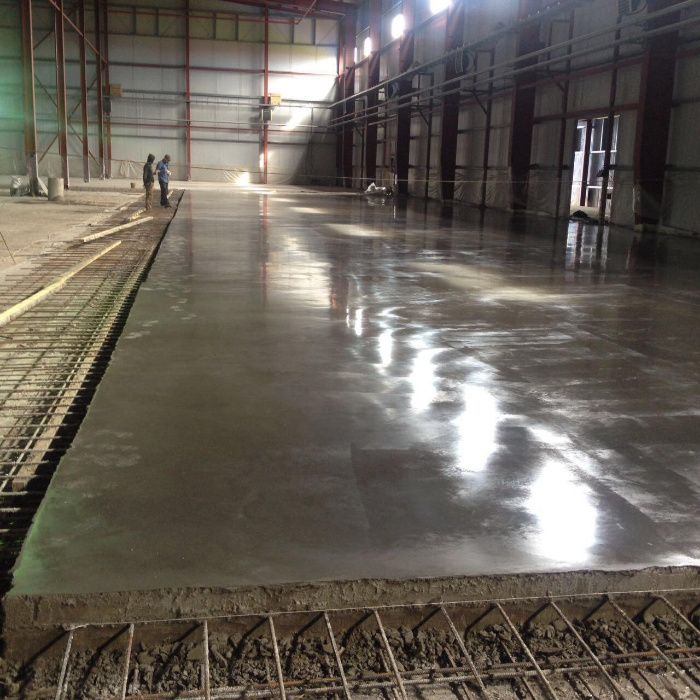 Устройство бетонных полов. Бетонные полы с нанесением покрытий