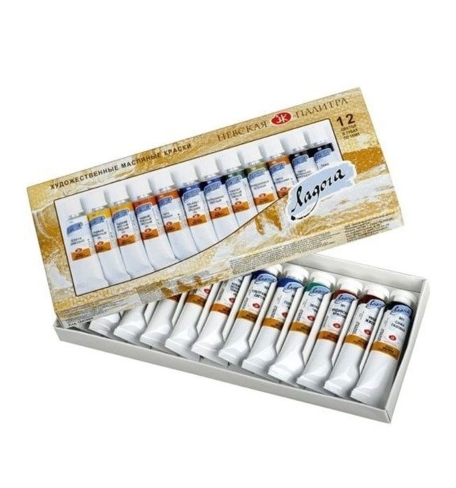Краски Ладога  мультиколор 12 шт