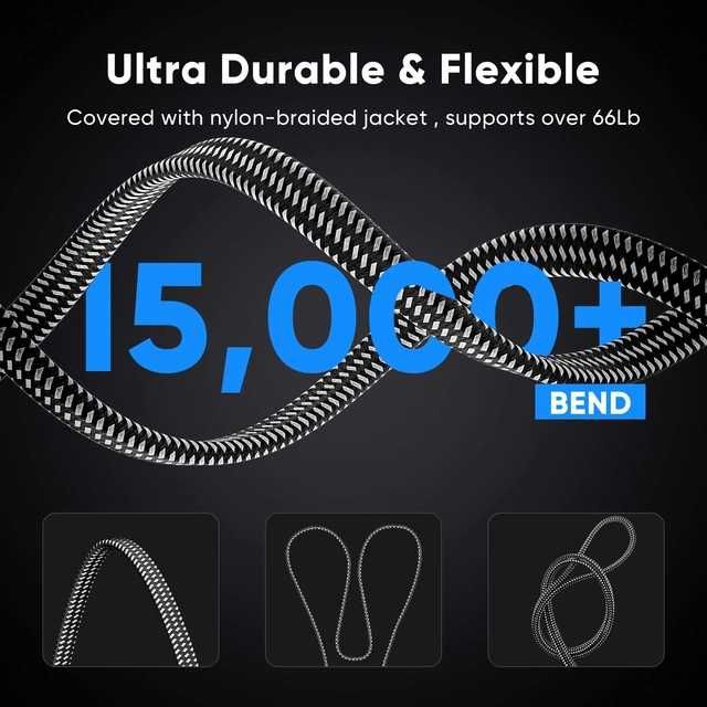 Cablu Ethernet Cat 8 ARISKEEN, 50m, 40 Gbps, S/FTP si Conectori RJ45