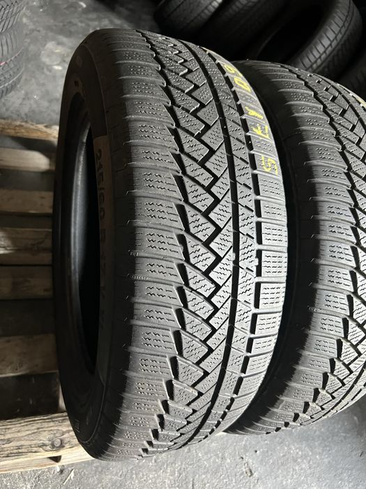 2 anvelope iarna 215/60/17 Continental 5.5 mm!