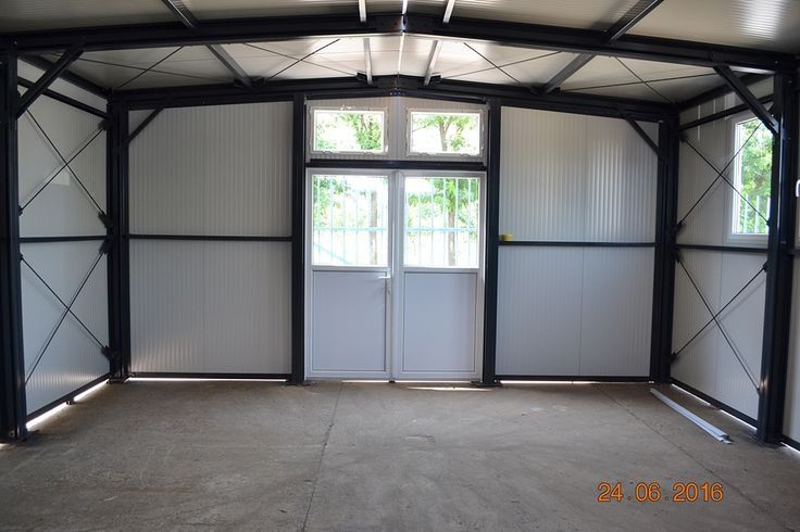 Vand Garaj metalic cu magazie 6 x 3 rezistent si izolat