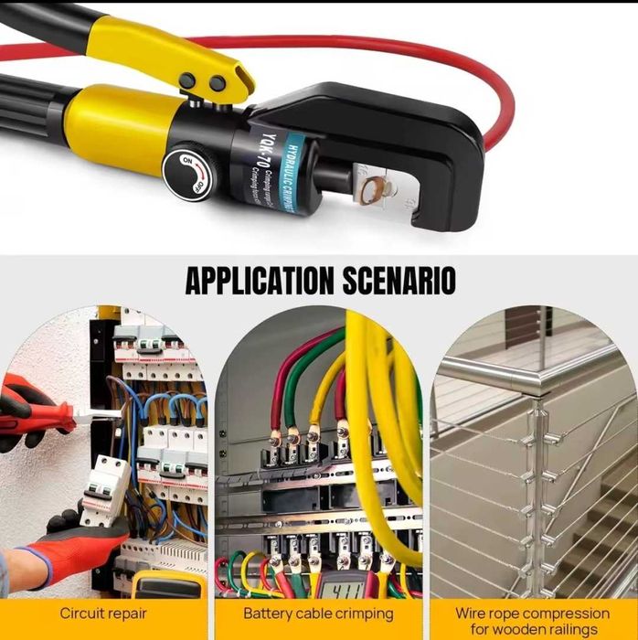 Aparat hidraulic crimpat papuci electrici