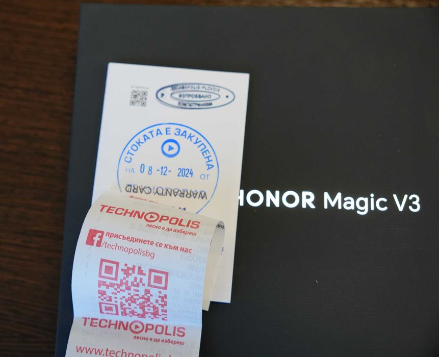 Honor Magic V3 512GB 12GB RAM Fold – Отличен, гаранция до 12.2026