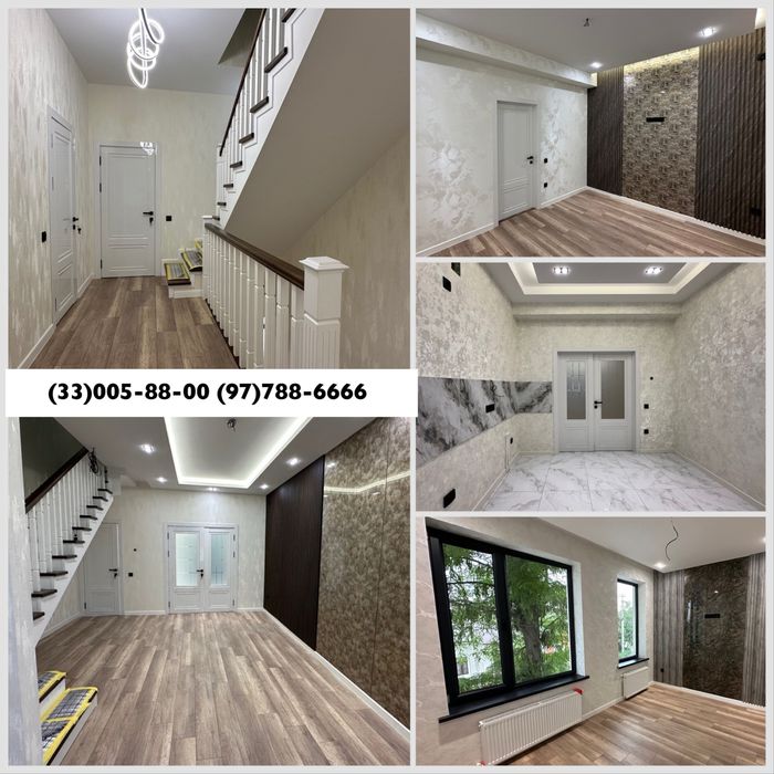 Продам Таунхаус новый с евро ремотом 140 кв.м 3 уровень ор-р: рисовый, Мирабадский район, Toshkent