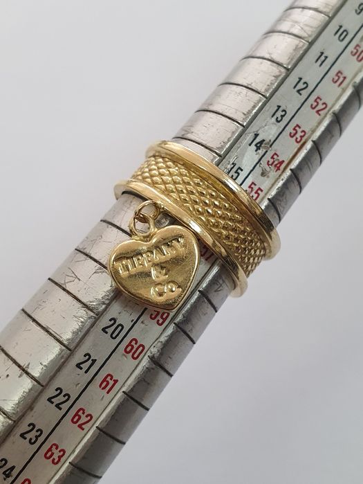 Inel Tiffany din aur de 14K – mărimea 57 – 3,02 g