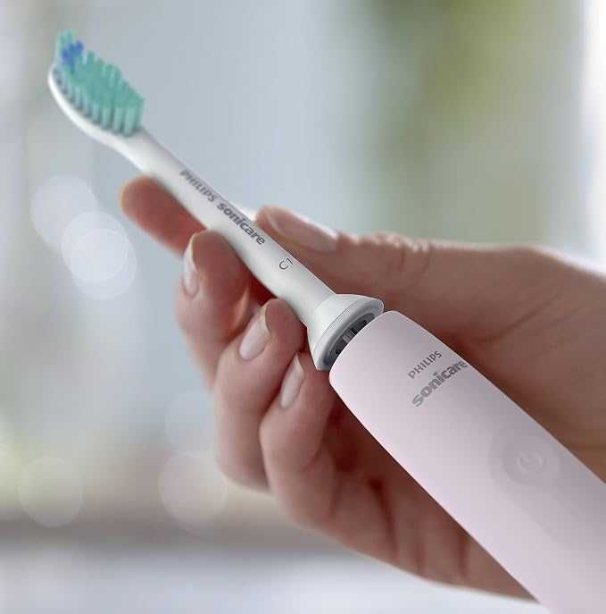 Електрическа четка за зъби Philips Sonicare Series 3100 HX3671/11 , Сензор за натиск, Розова